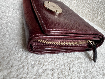 Mulberry Oxblood French Purse (RRP £295)