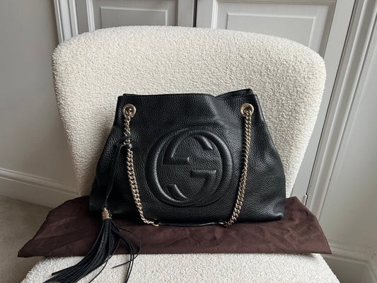 Gucci Black Soho Chain Tote (RRP £1350)