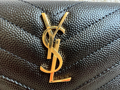 Yves Saint Laurent (YSL) Cassandre Matelasse Fragments Flap Card Case (RRP £355)