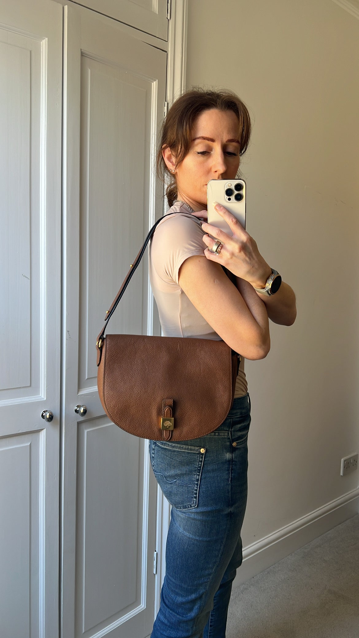 Mulberry Oak Tessie Satchel (RRP £650)