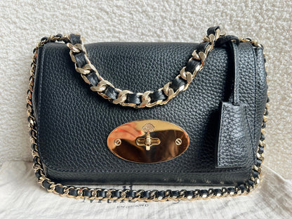Mulberry Black Regular Top Handle Lily (RRP £1095)