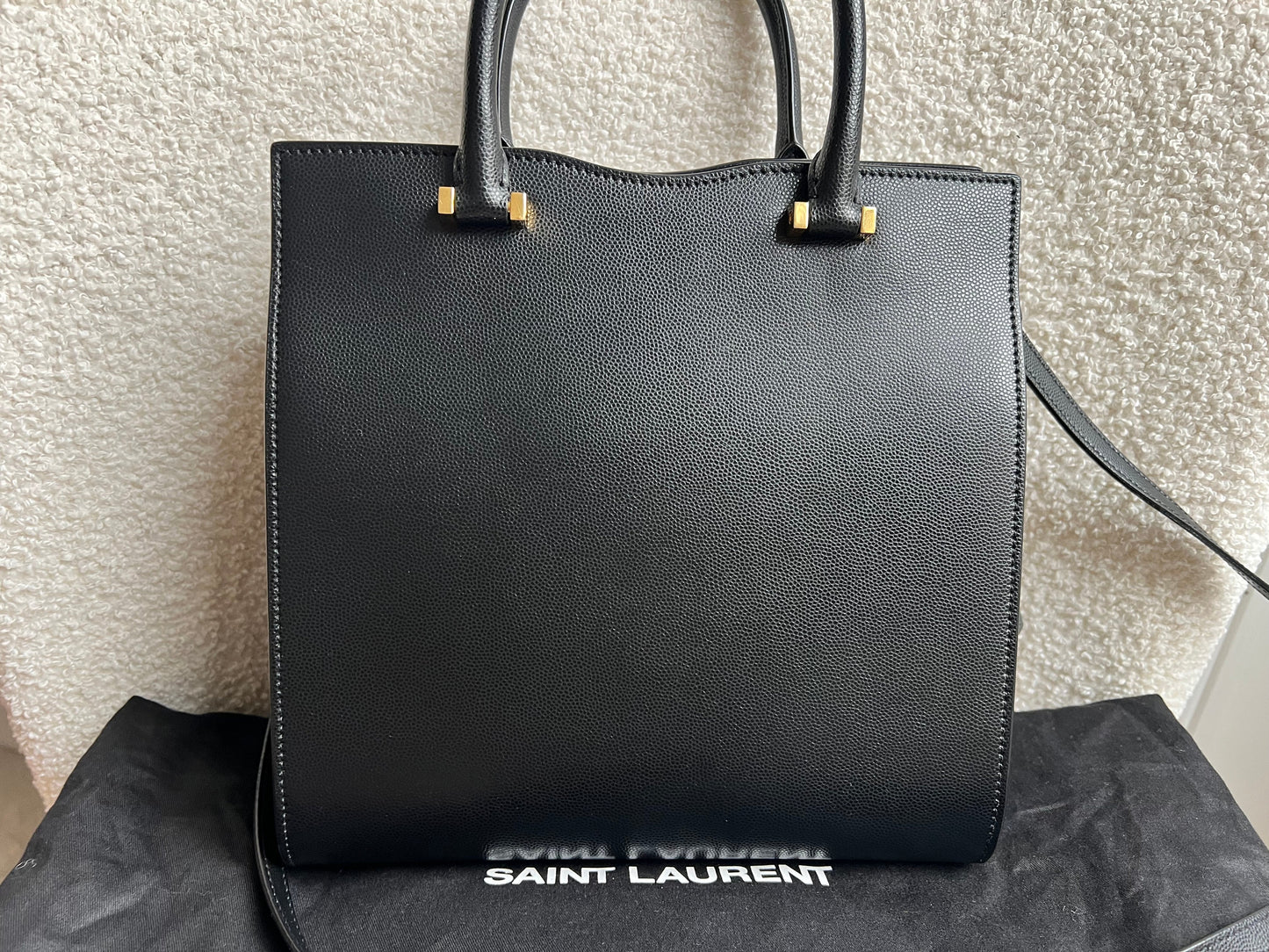 Yves Saint Laurent (YSL) Small Black Uptown Tote Shoulder Bag (RRP £1650)