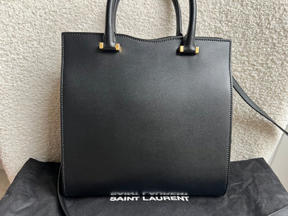 Yves Saint Laurent (YSL) Small Black Uptown Tote Shoulder Bag (RRP £1650)