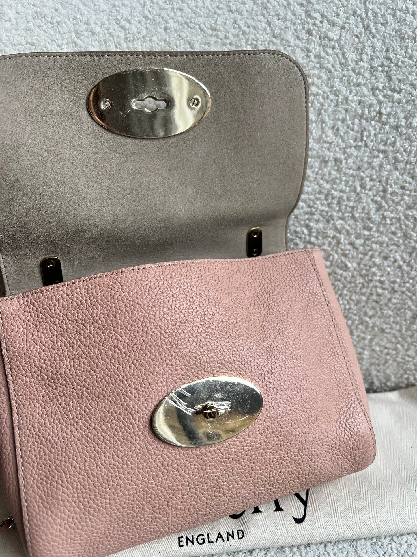 Mulberry Rose Petal Regular Lily with Gold Hardware (RRP £995)