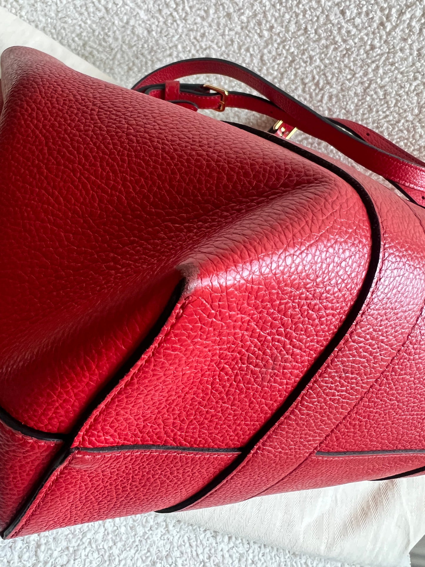 Mulberry Small Ruby Red Bayswater Tote (RRP £795)