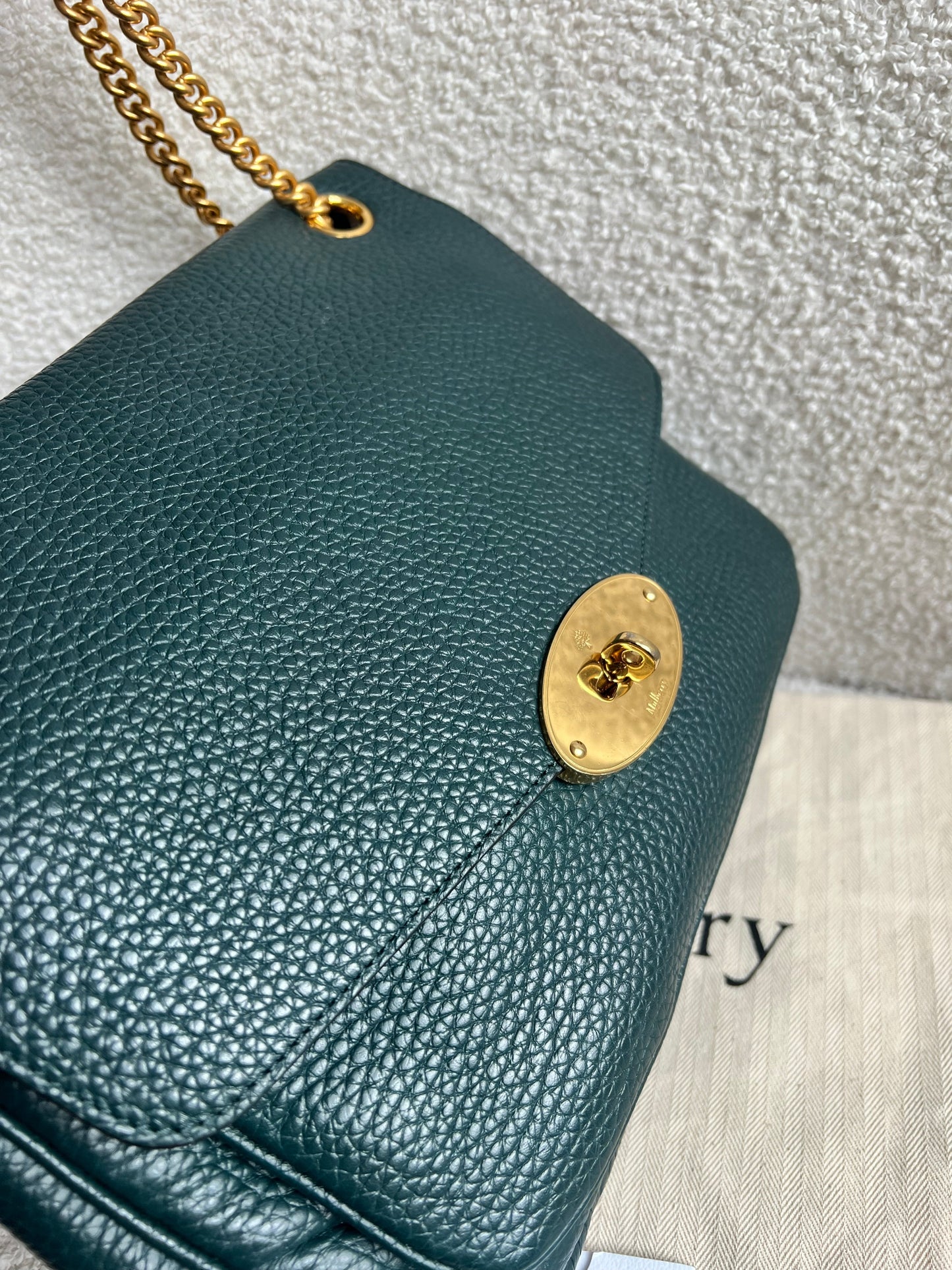 Mulberry Green Darley Shoulder Bag (RRP £1095)