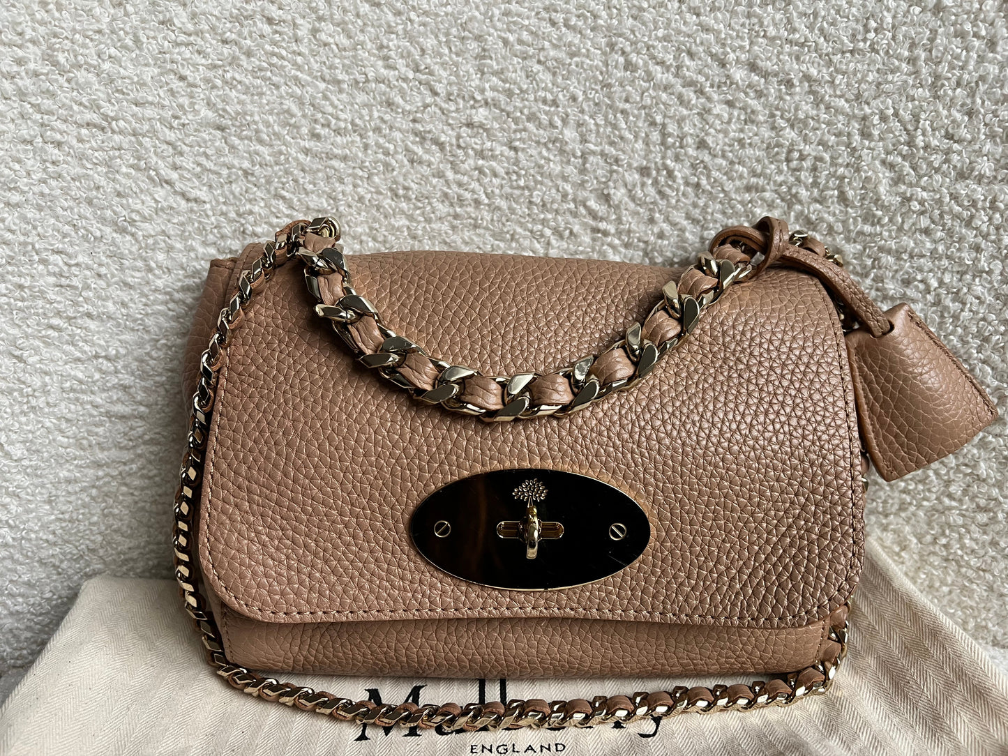 Mulberry Light Salmon Regular Top Handle Lily (RRP £1095)