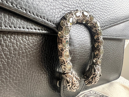 Gucci Dionysus GG Black Small Shoulder Bag (RRP £2,670)