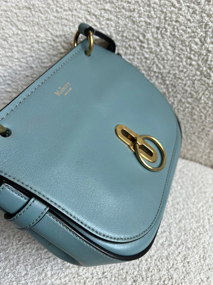 Mulberry Small Dark Frozen Amberley Satchel (RRP £795)