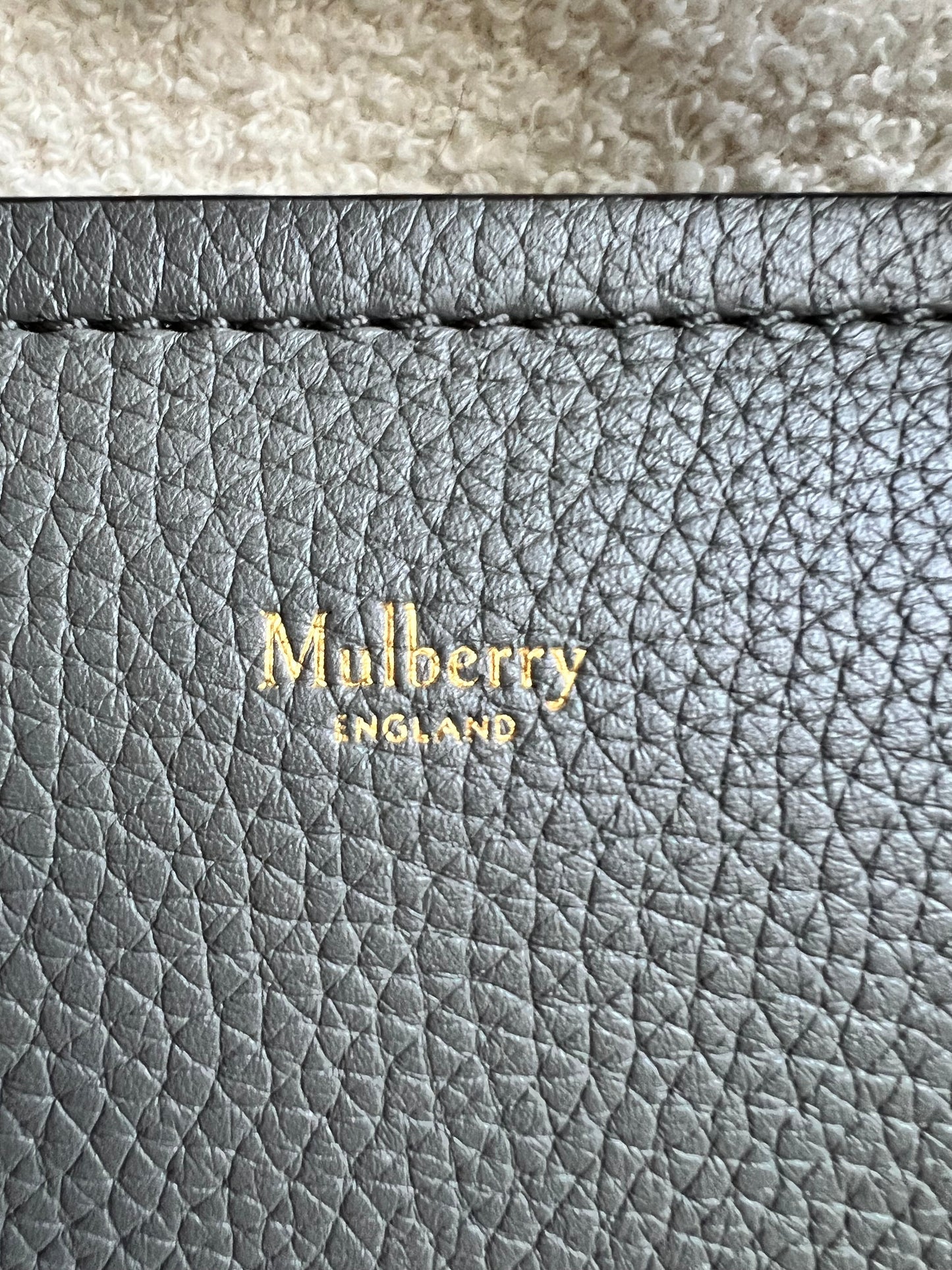 Mulberry Grey Soft Amberley Satchel (RRP £1,195)