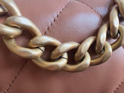 Chanel Small 19 in Caramel Lambskin (RRP £5,590)