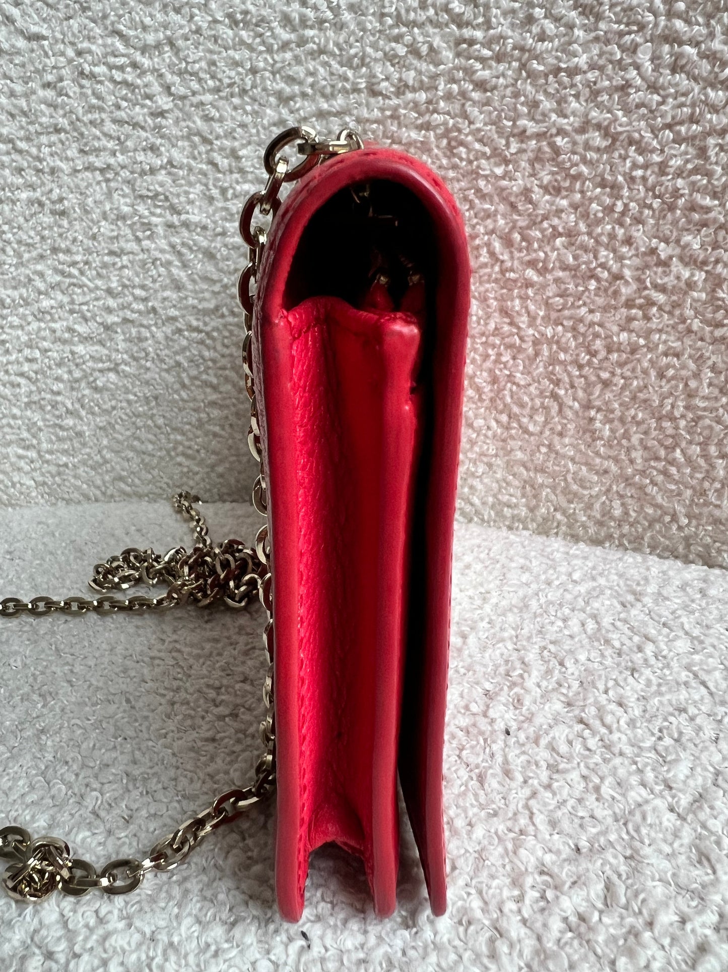Mulberry Hibiscus Red Bayswater Clutch (RRP £495)