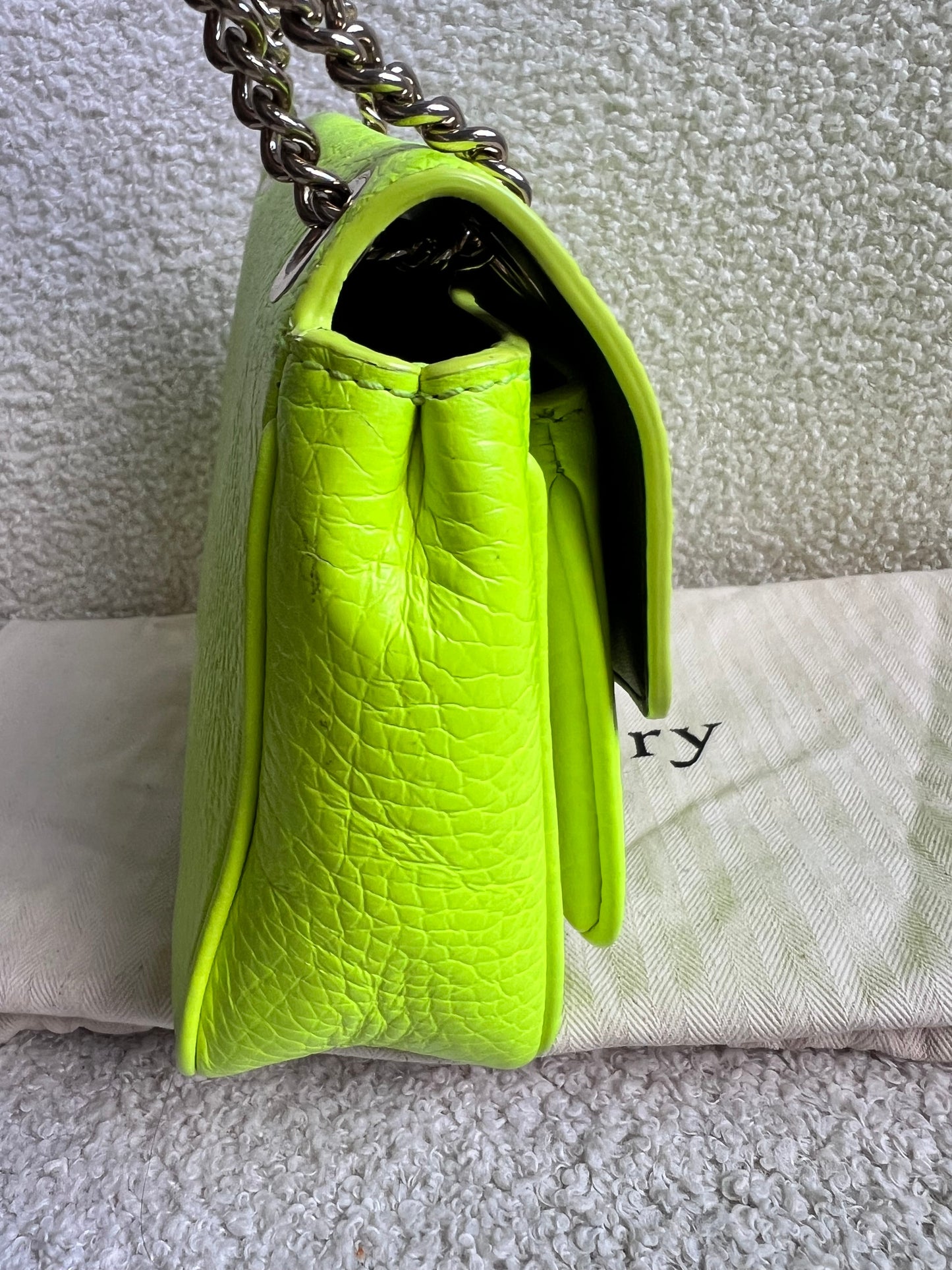 Mulberry Neon Yellow Mini Darley Shoulder Bag (RRP £725)