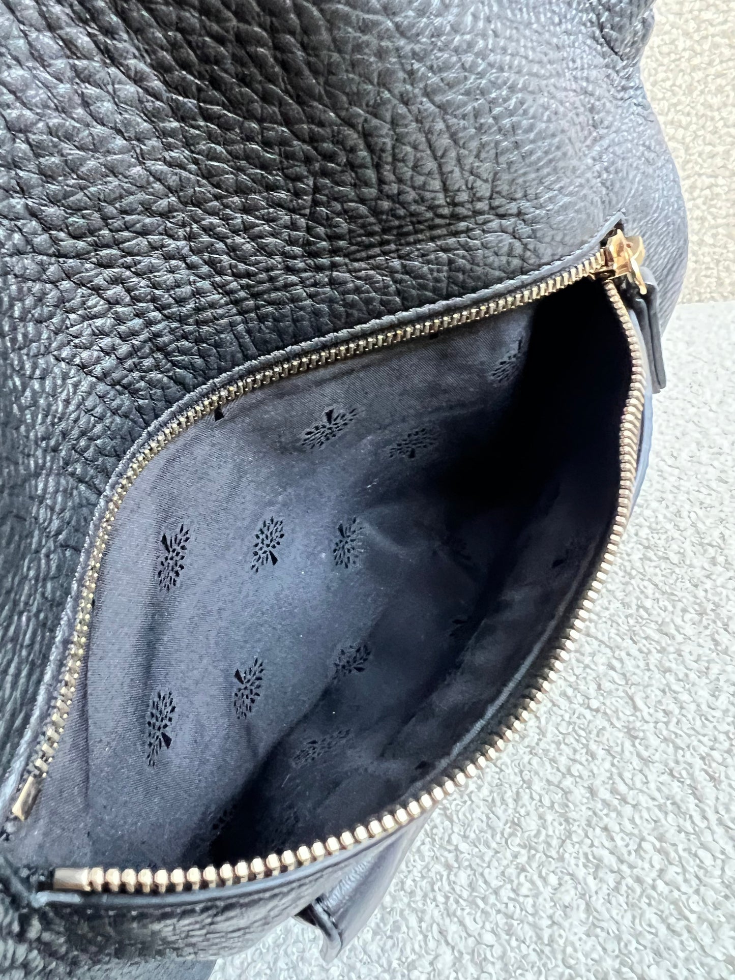 Mulberry Black Daria Clutch (RRP £550)