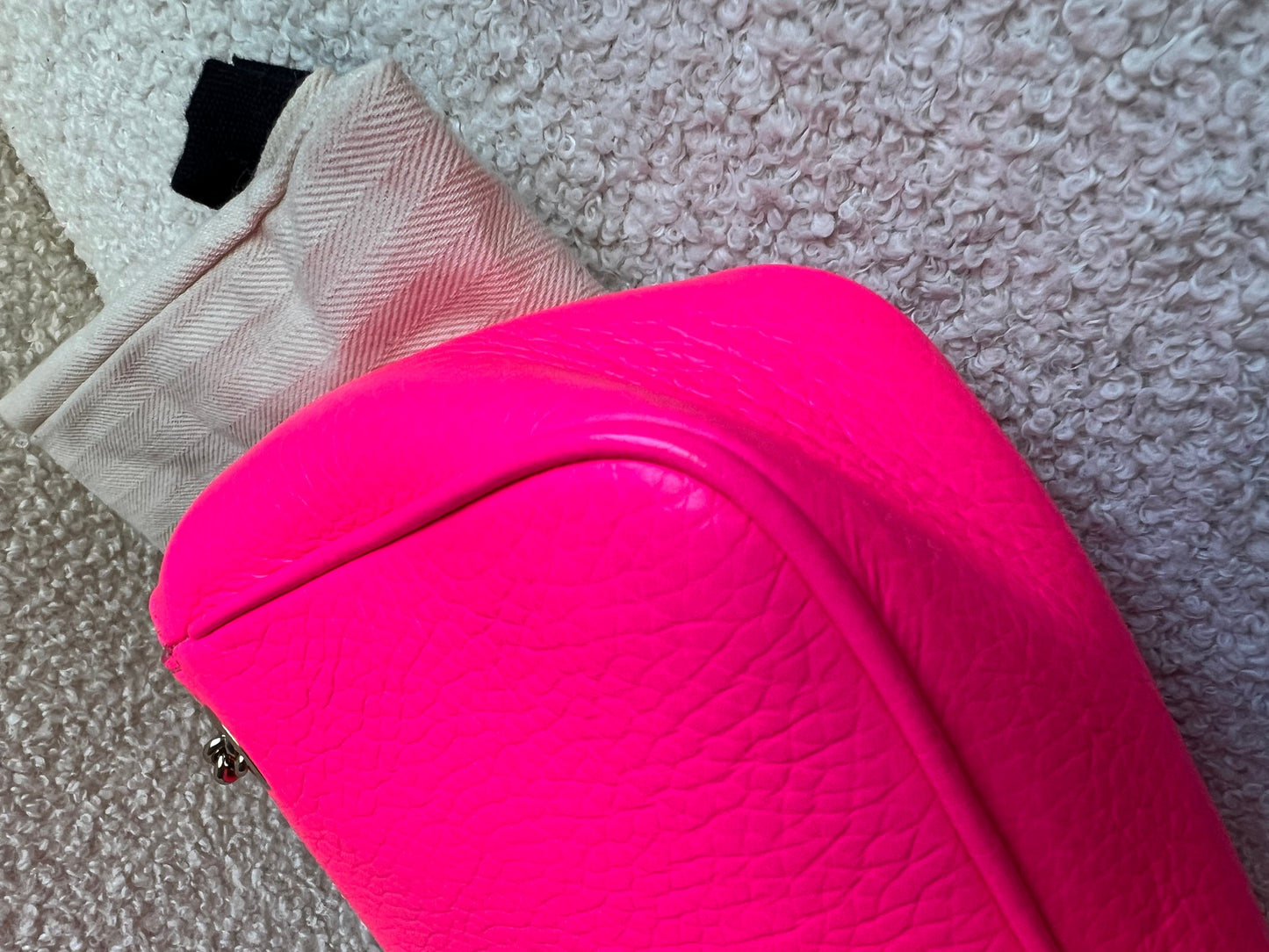 Mulberry Neon Pink Mini Darley Shoulder Bag (RRP £725)
