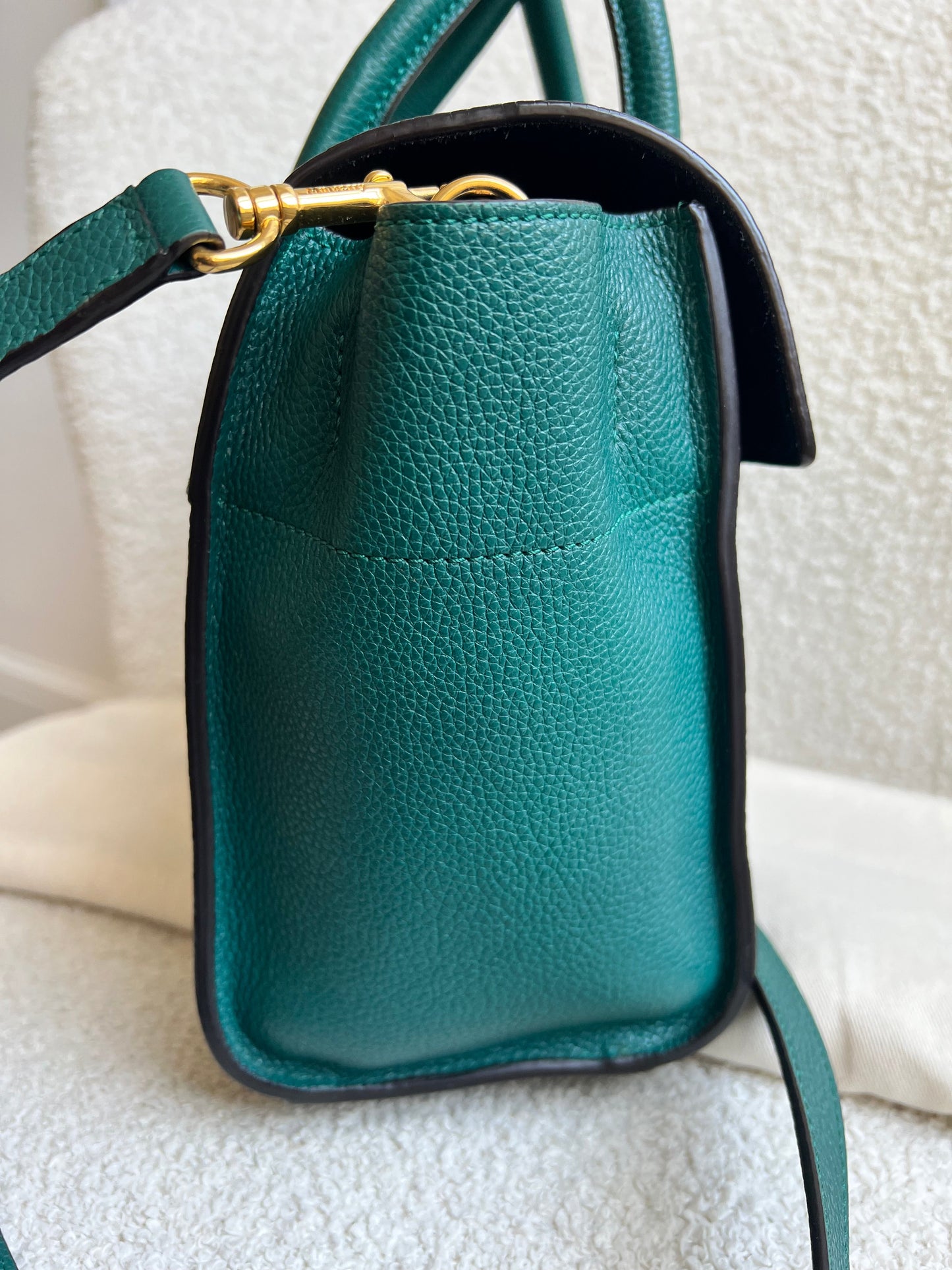 Mulberry Ocean Green Small Bayswater Satchel (RRP £995)