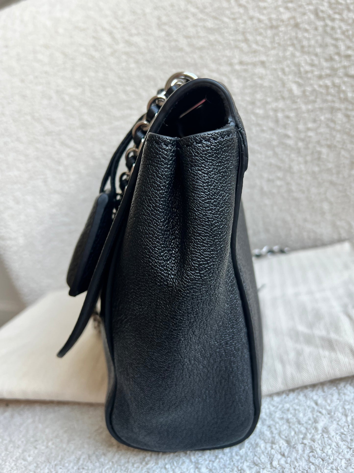 Mulberry Black Medium Lily with Silver Hardware (RRP £1095)