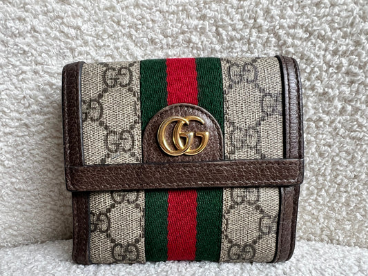 Gucci Ophidia Supreme French Small Wallet Purse