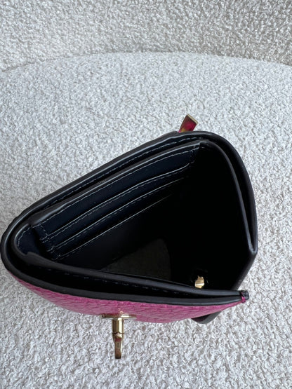 Mulberry Pink Darley Folded Multi Card Wallet (RRP £265)