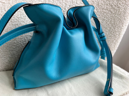 Loewe Cyan Mini Flamenco Clutch Bag (RRP £1800)