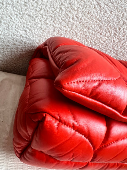 Mulberry Coral Orange Softie in Pillow Effect Nappa Leather (RRP £1650)