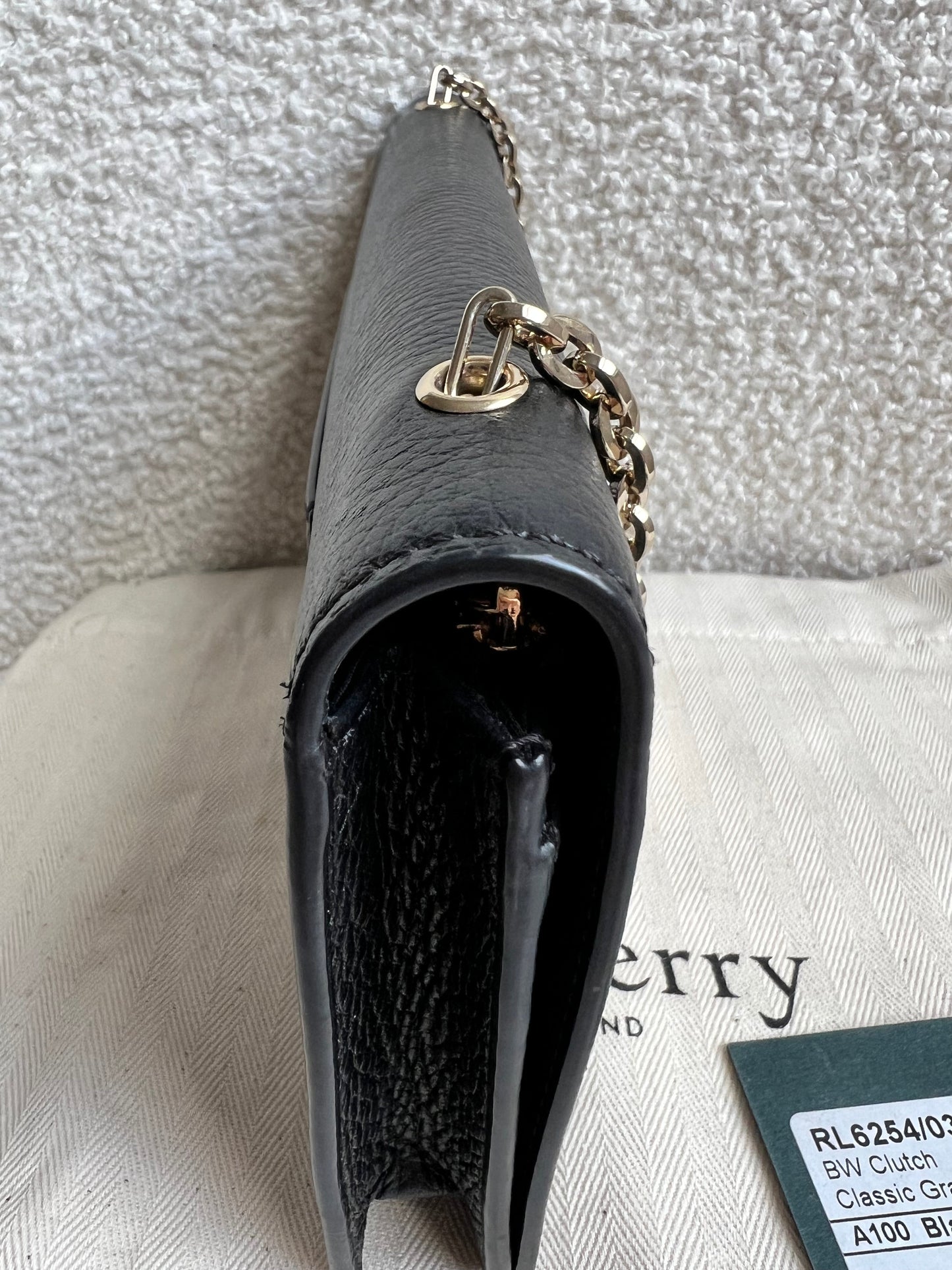 Mulberry Black Bayswater Clutch (RRP £495)