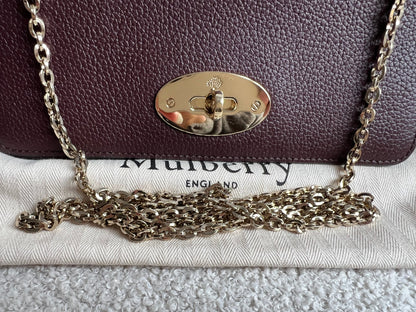 Mulberry Oxblood Bayswater Clutch (RRP £495)