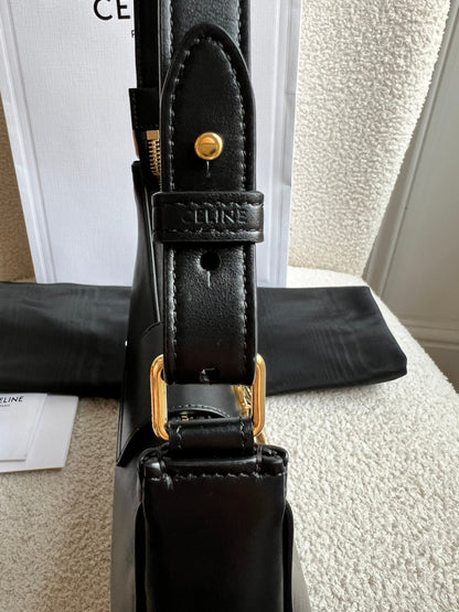 Celine Medium Ava Triomphe in Black (RRP £1850)
