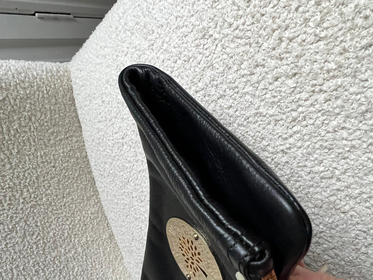 Mulberry Black Daria Clutch (RRP £550)