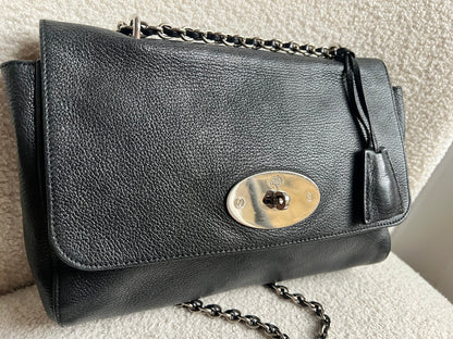 Mulberry Black Medium Lily with Silver Hardware (RRP £1095)