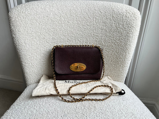 Mulberry Oxblood Regular Lily with Gold Hardware (RRP £995)