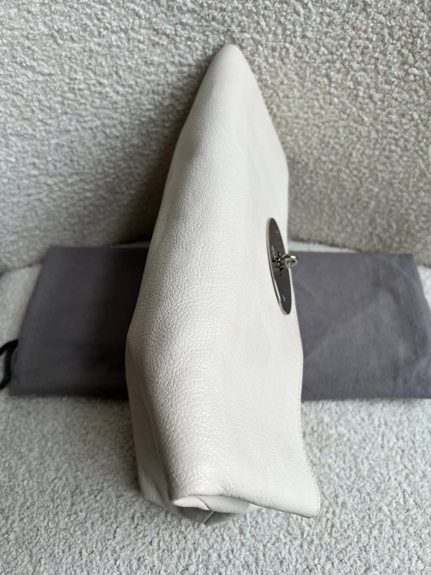 Mulberry Cream Clemmie Clutch (RRP £695)