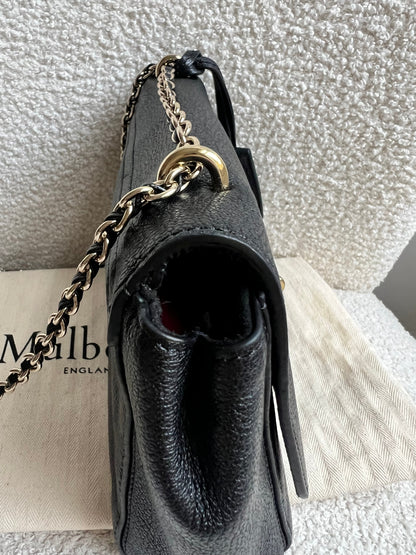 Mulberry Black Regular Lily with Gold Hardware (RRP £995)