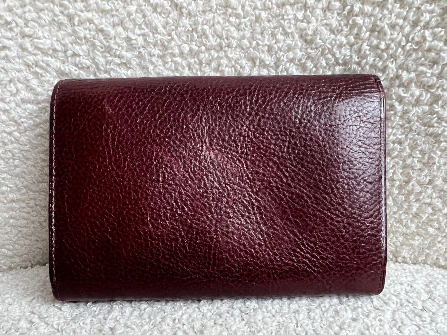 Mulberry Oxblood French Purse (RRP £295)