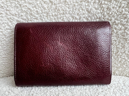 Mulberry Oxblood French Purse (RRP £295)