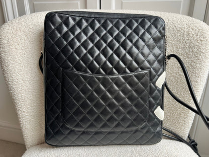 Chanel Black and White Cambon Line Large Crossbody