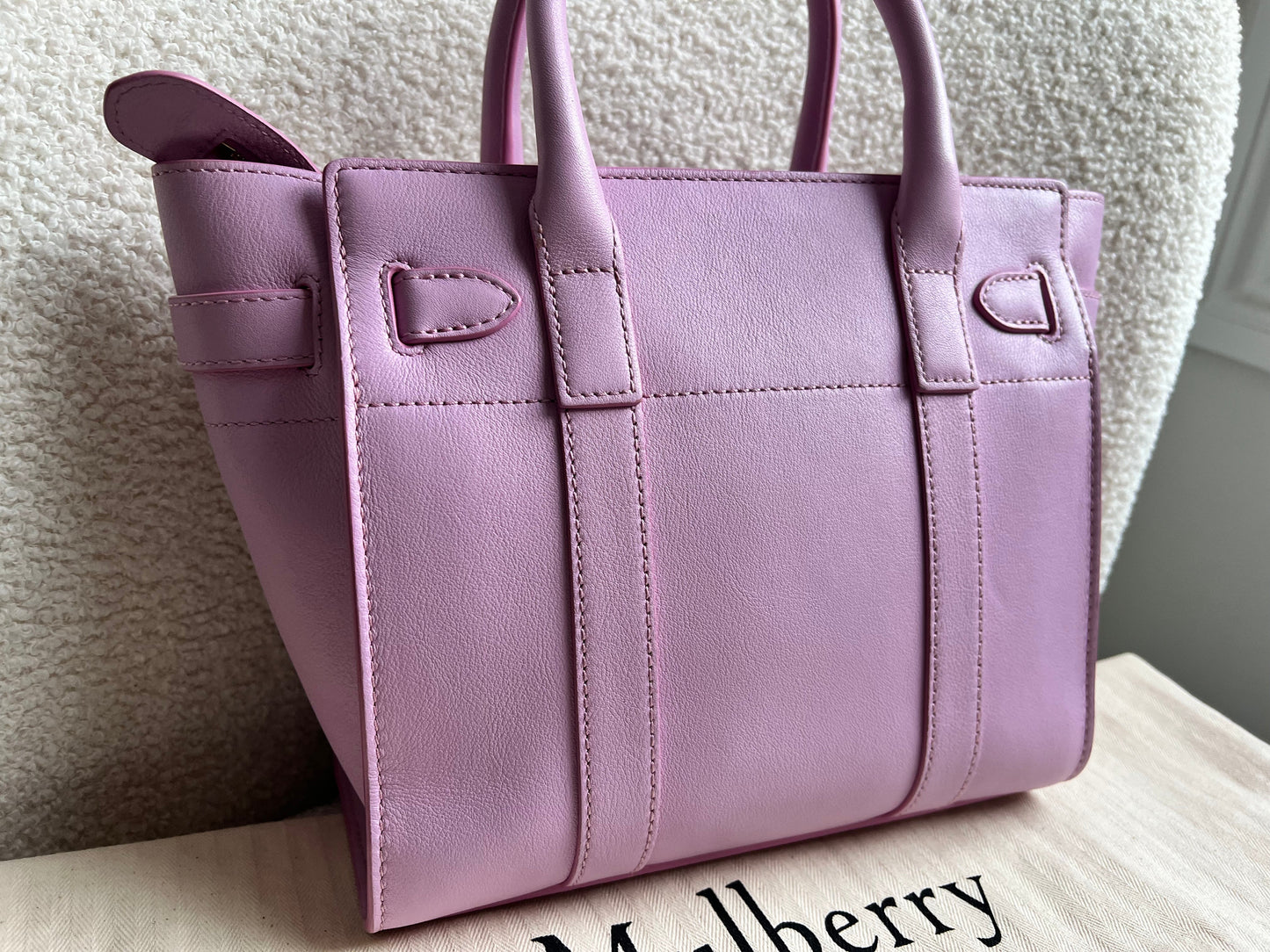 Mulberry Lilac Mini Zipped Bayswater (RRP £1095)