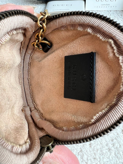 Gucci Black GG Marmont Coin Pouch (RRP £350)