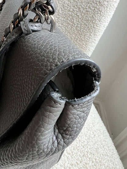Mulberry Charcoal Grey Medium Top Handle Lily (RRP £1075)
