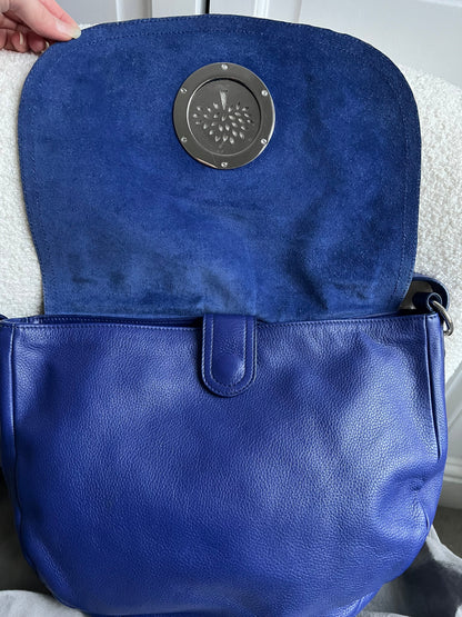 Mulberry Blue Daria Satchel (RRP £795)