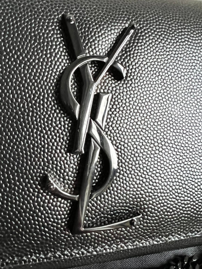 Yves Saint Laurent (YSL) Black on Black Mini Kate