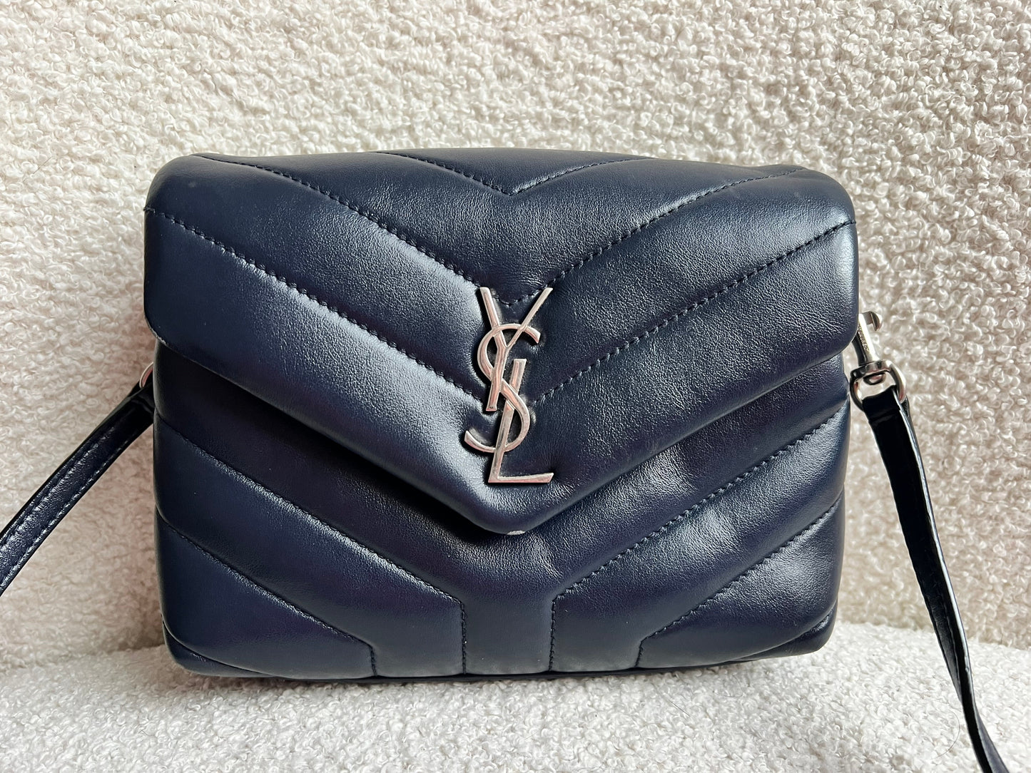Yves Saint Laurent (YSL) Navy Blue Toy Lou Lou (RRP £1350)