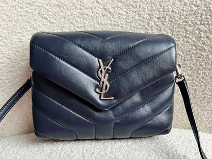 Yves Saint Laurent (YSL) Navy Blue Toy Lou Lou (RRP £1350)