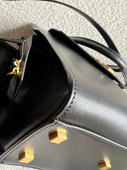 Yves Saint Laurent (YSL) Small Black Uptown Tote Shoulder Bag (RRP £1650)
