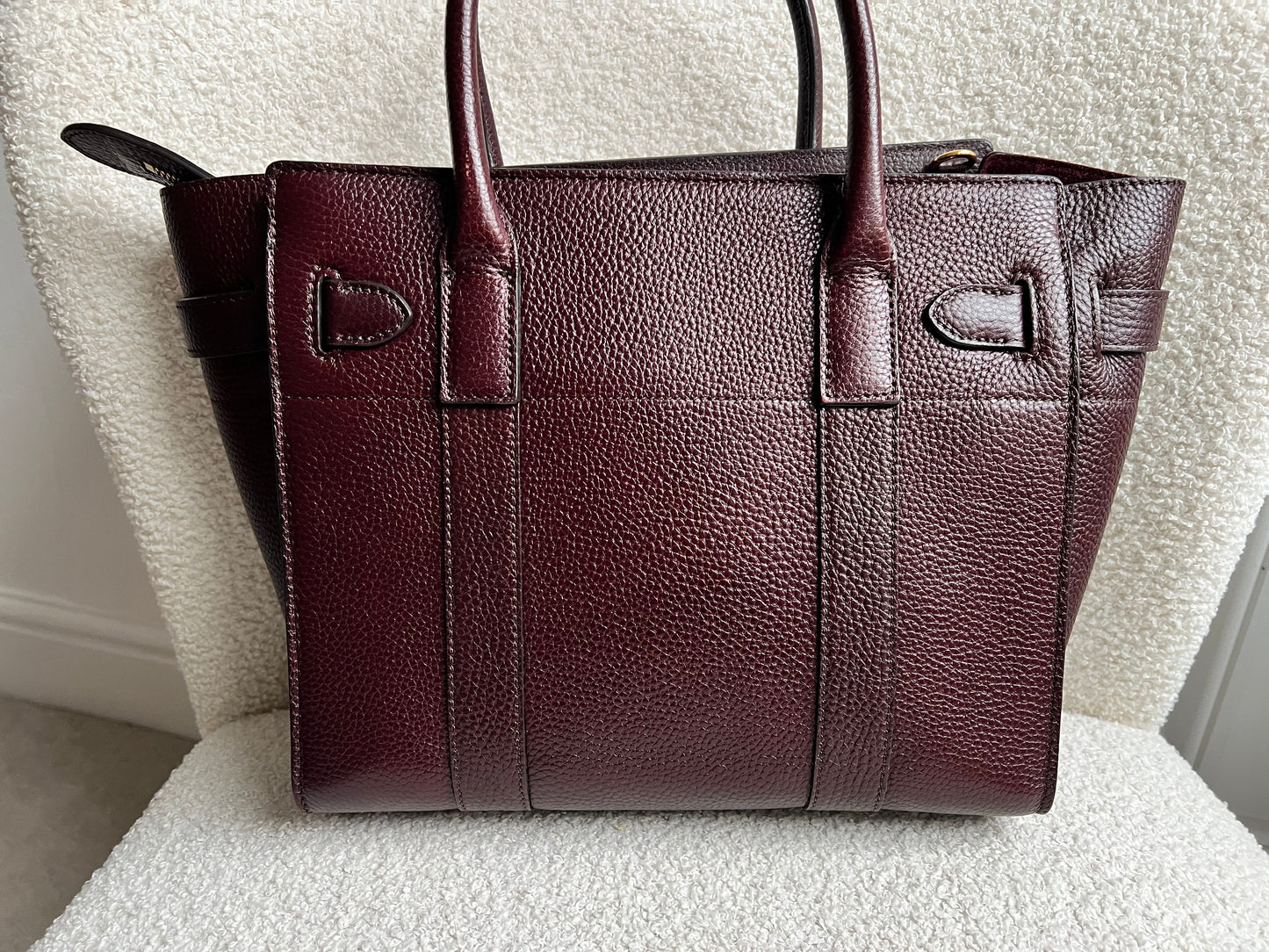 Mulberry Oxblood Small Zipped Bayswater (RRP £1,245)