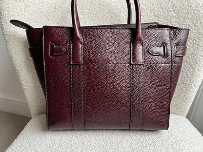Mulberry Oxblood Small Zipped Bayswater (RRP £1,245)
