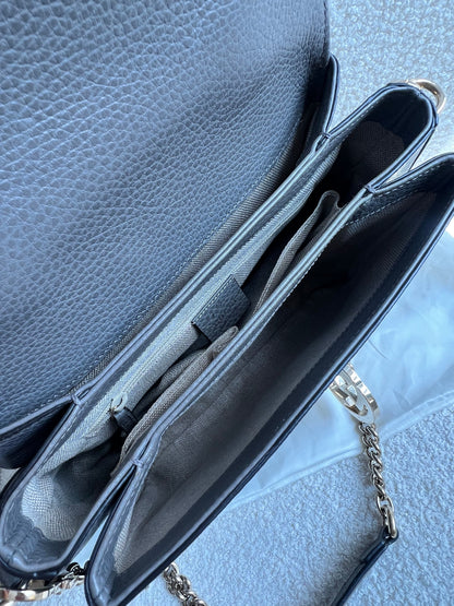 Gucci Interlocking GG Grey Medium Top Handle Bag (RRP £1,150)