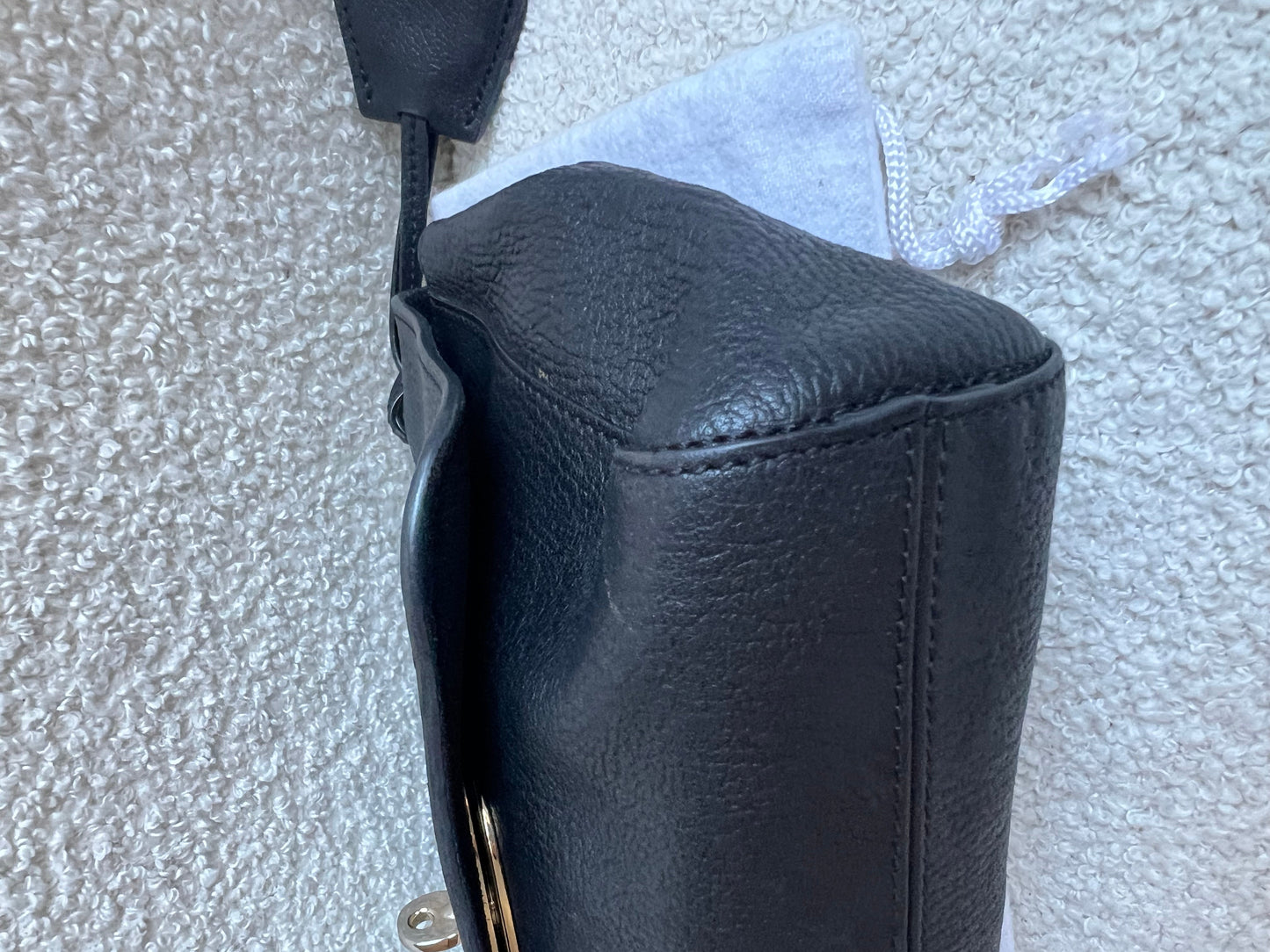 Mulberry Black Regular Lily with Silver Hardware (RRP £895)
