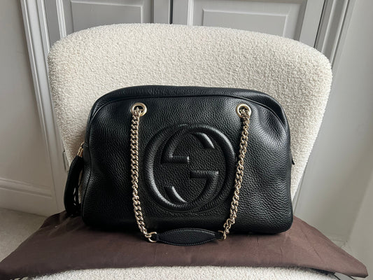 Gucci Black Soho Chain Tote (RRP £1110)