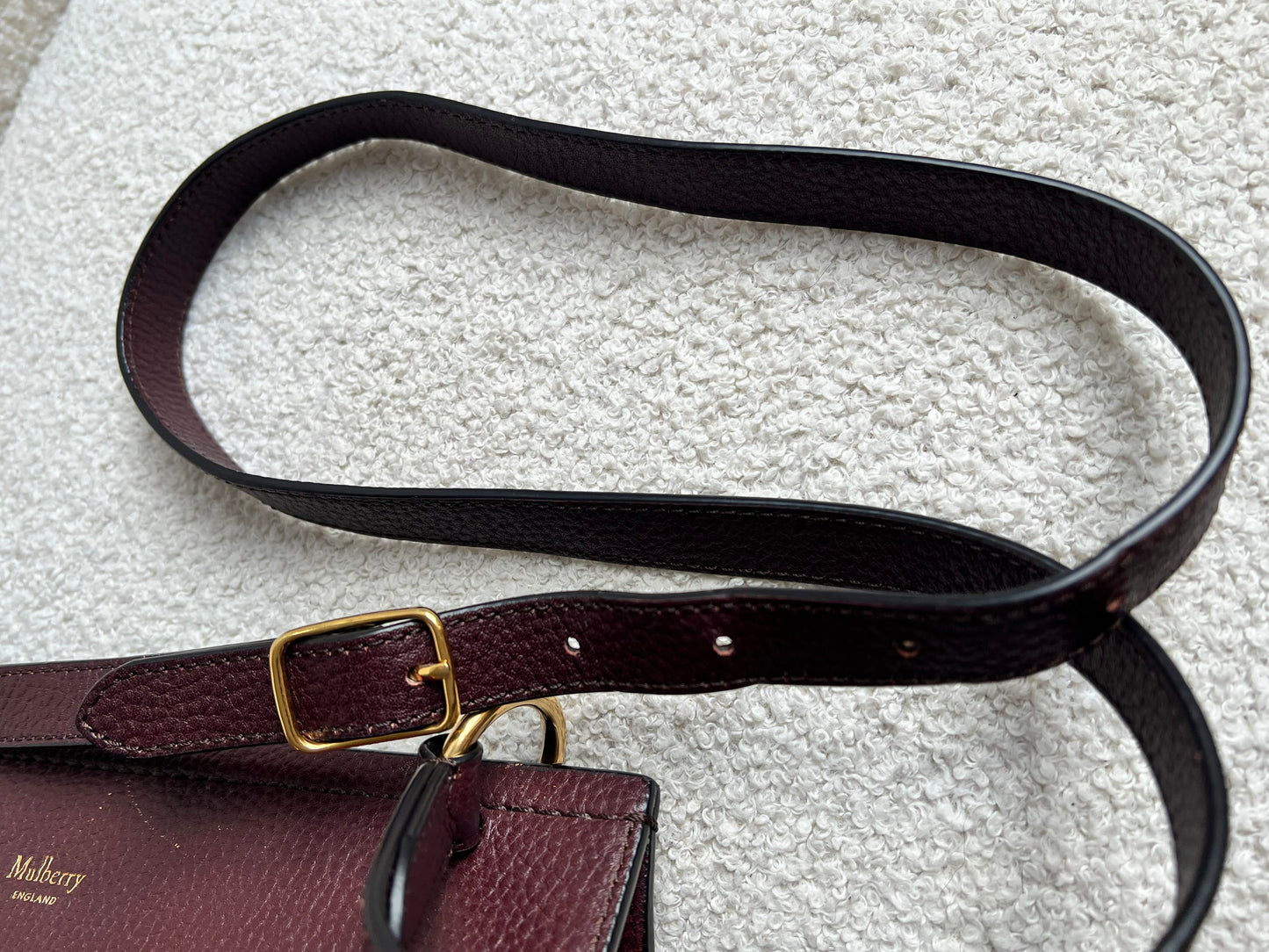 Mulberry Oxblood Amberley Satchel (RRP £1,195)